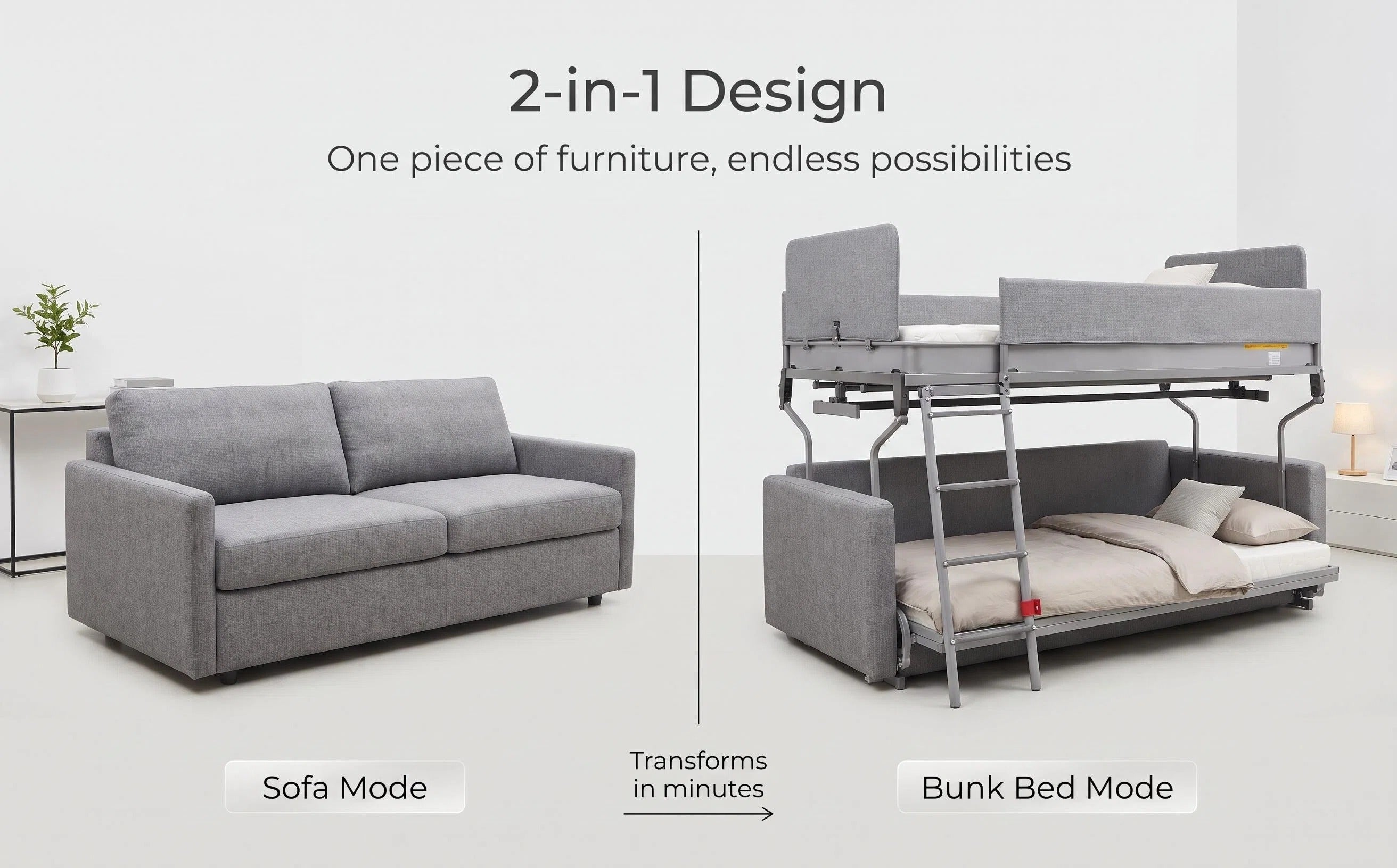 Convertible Bunk Bed Sofa