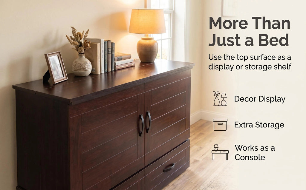 Convertible Cabinet Murphy Bed Space Saving Fold‑Out Cabinet Bed