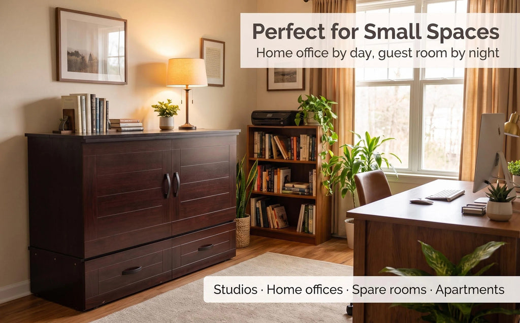Convertible Cabinet Murphy Bed Space Saving Fold‑Out Cabinet Bed